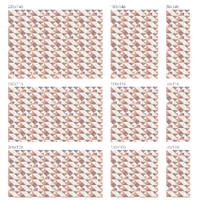 Dekorativní mléčná fólie na sklo Moderní trojúhelníky