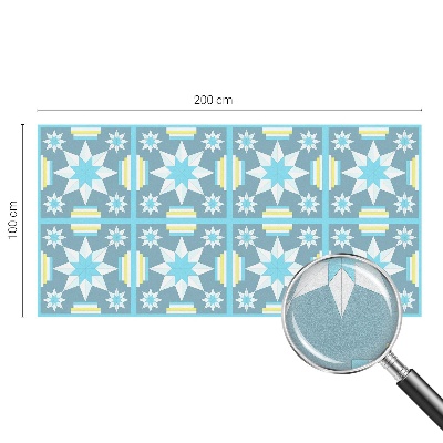 Privátní fólie na okno vitráž Hvězdný vzor