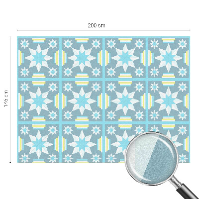 Privátní fólie na okno vitráž Hvězdný vzor