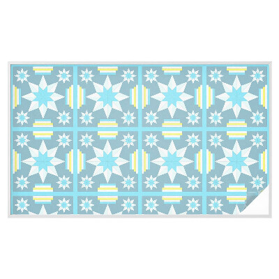 Privátní fólie na okno vitráž Hvězdný vzor