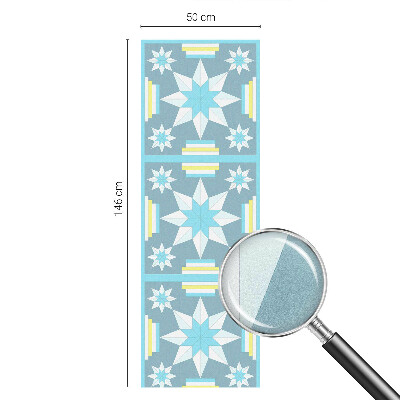 Privátní fólie na okno vitráž Hvězdný vzor