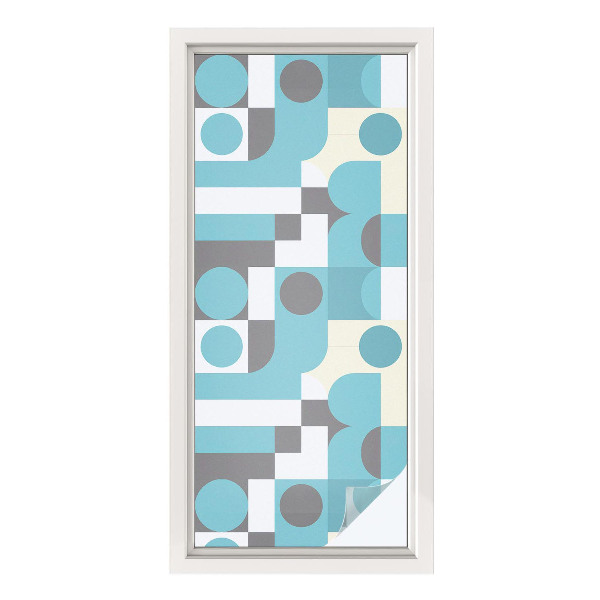 Protisluneční fólie na okna Geometrické vzory