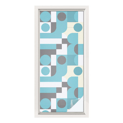 Protisluneční fólie na okna Geometrické vzory