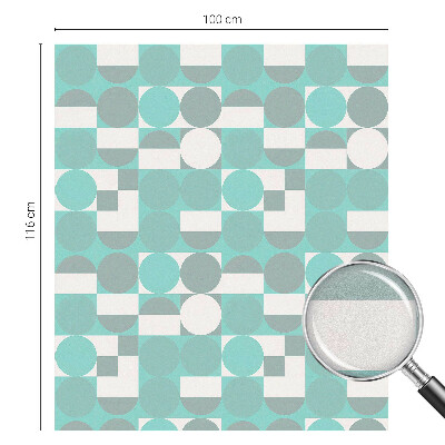 Neprůhledná fólie na sklo dveří Geometrické tvary