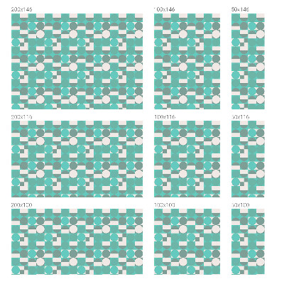 Neprůhledná fólie na sklo dveří Geometrické tvary