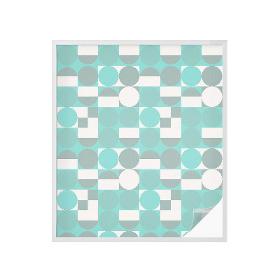 Neprůhledná fólie na sklo dveří Geometrické tvary