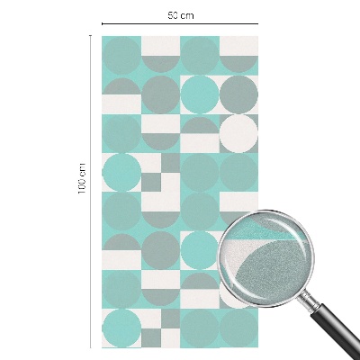 Neprůhledná fólie na sklo dveří Geometrické tvary