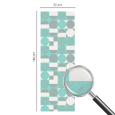 Neprůhledná fólie na sklo dveří Geometrické tvary