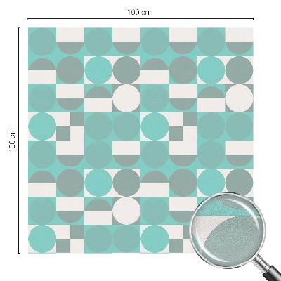 Neprůhledná fólie na sklo dveří Geometrické tvary