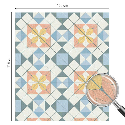 Protisluneční fólie na okna Barevná symetrie