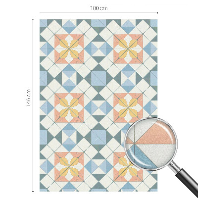 Protisluneční fólie na okna Barevná symetrie