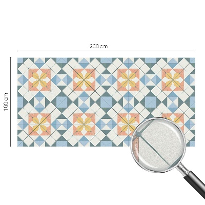 Protisluneční fólie na okna Barevná symetrie