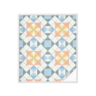 Protisluneční fólie na okna Barevná symetrie