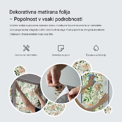 Protisluneční fólie na okna Barevná symetrie