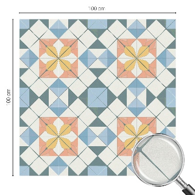 Protisluneční fólie na okna Barevná symetrie