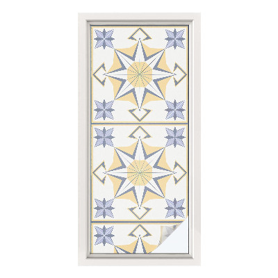 Zatmavovací fólie na okna Geometrické hvězdy