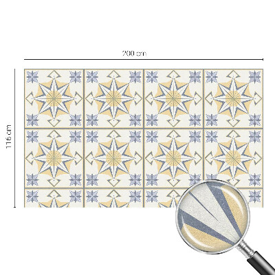 Zatmavovací fólie na okna Geometrické hvězdy