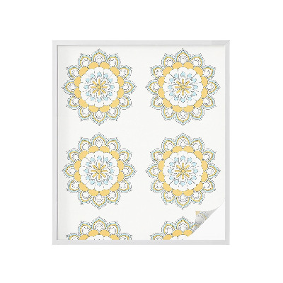 Protisluneční fólie na okna Barevné mandaly