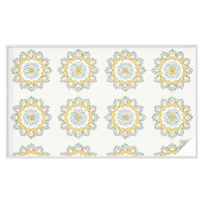 Protisluneční fólie na okna Barevné mandaly