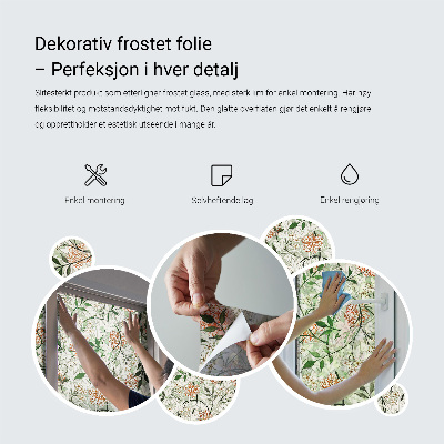 Protisluneční fólie na okna Barevné mandaly