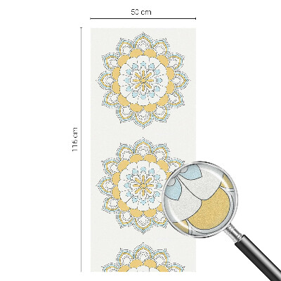 Protisluneční fólie na okna Barevné mandaly