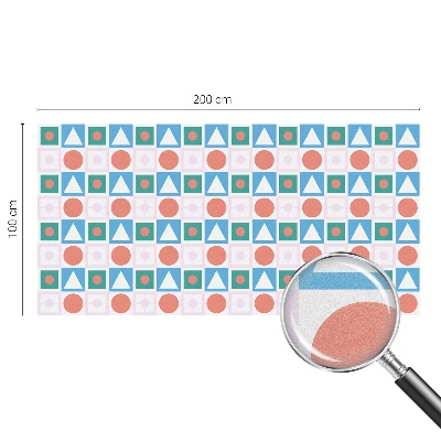 Dekorativní mléčná fólie na sklo Abstraktní vzory