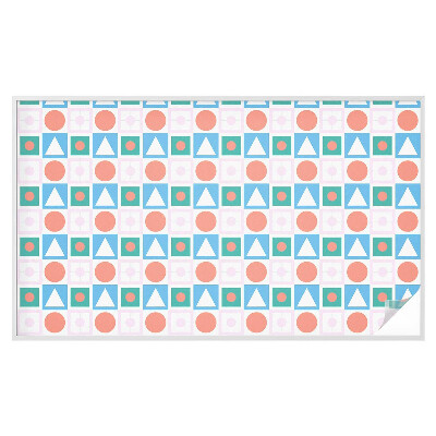 Dekorativní mléčná fólie na sklo Abstraktní vzory