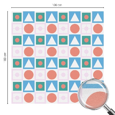 Dekorativní mléčná fólie na sklo Abstraktní vzory