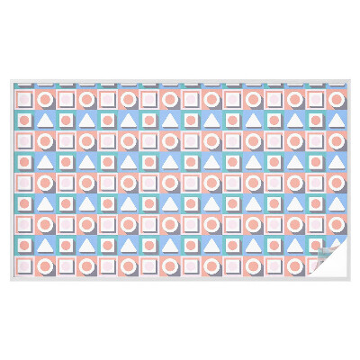 Neprůhledná fólie na sklo dveří Geometrické vzory