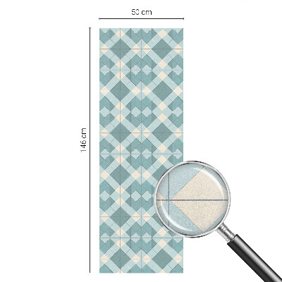 Neprůhledná fólie na sklo dveří Geometrické vzory