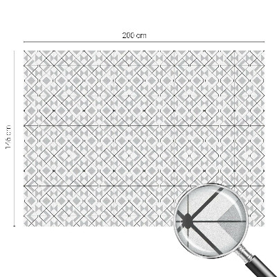 Privátní fólie na okno vitráž Geometrické vzory