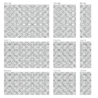 Privátní fólie na okno vitráž Geometrické vzory