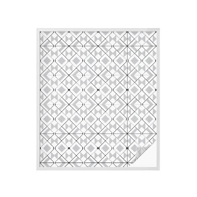 Privátní fólie na okno vitráž Geometrické vzory