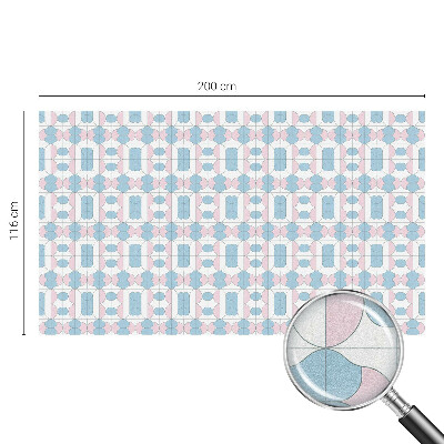 Dekorativní mléčná fólie na sklo Pastelové vzory