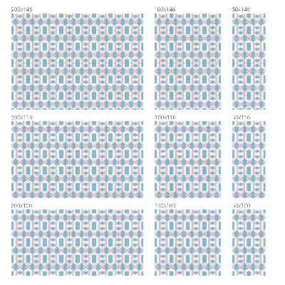 Dekorativní mléčná fólie na sklo Pastelové vzory