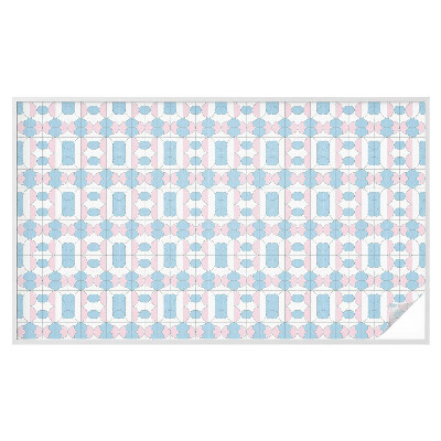 Dekorativní mléčná fólie na sklo Pastelové vzory