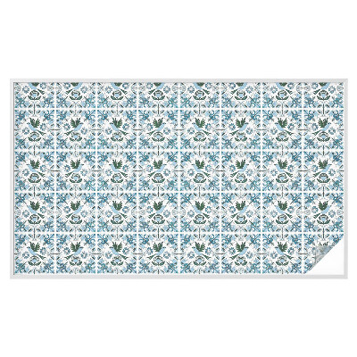 Zatmavovací fólie na okna Modré květy