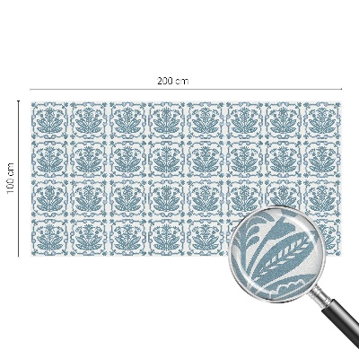 Neprůhledná fólie na sklo dveří Květinový vzor