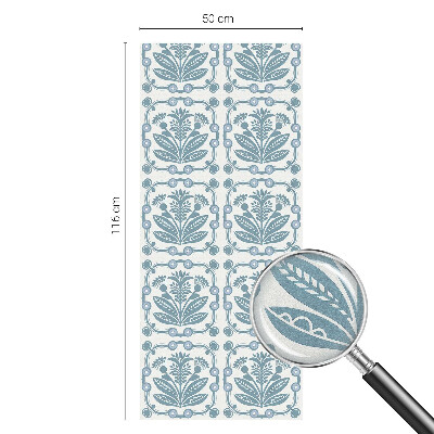 Neprůhledná fólie na sklo dveří Květinový vzor