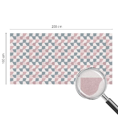 Privátní fólie na okno vitráž Pastelové vzory