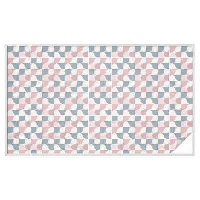 Privátní fólie na okno vitráž Pastelové vzory