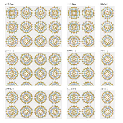 Protisluneční fólie na okna Boho mandaly