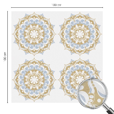 Protisluneční fólie na okna Boho mandaly