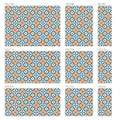 Zatmavovací fólie na okna Mozaikové květiny