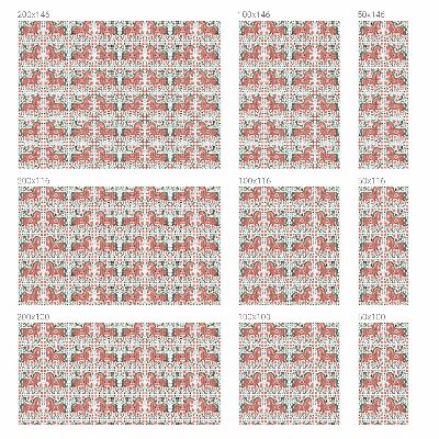 Privátní fólie na okno vitráž Barevní koně