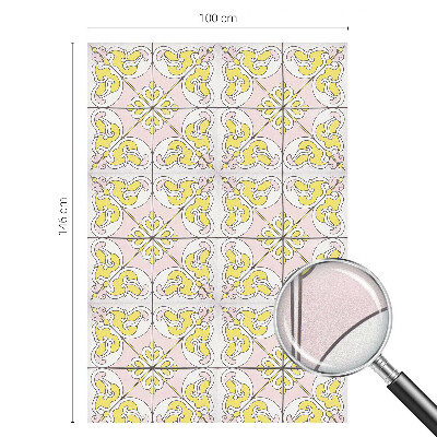 Neprůhledná fólie na sklo dveří Abstraktní květiny