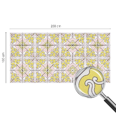 Neprůhledná fólie na sklo dveří Abstraktní květiny