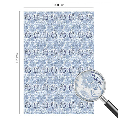 Protisluneční fólie na okna Květinový pták