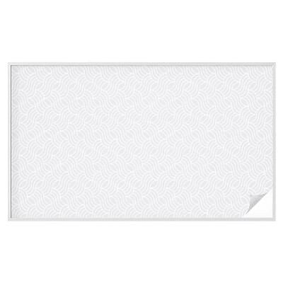 Dekorativní mléčná fólie na sklo Vlny harmonie