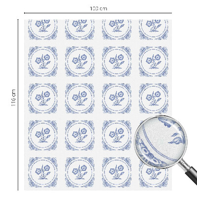 Zatmavovací fólie na okna Křehké květiny